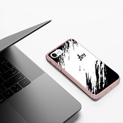 Чехол iPhone 7/8 матовый ASAP ROCKY, цвет: 3D-светло-розовый — фото 2