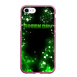 Чехол iPhone 7/8 матовый GreenDay, цвет: 3D-малиновый