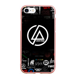 Чехол iPhone 7/8 матовый LINKIN PARK