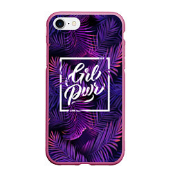 Чехол iPhone 7/8 матовый Grl Pwr