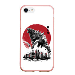 Чехол iPhone 7/8 матовый GODZILLA