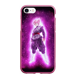 Чехол iPhone 7/8 матовый Супер Сайян Super Saiyan, цвет: 3D-малиновый