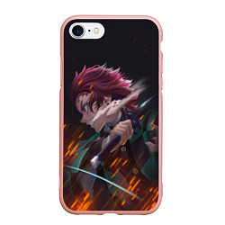 Чехол iPhone 7/8 матовый KIMETSU NO YAIBA