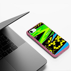 Чехол iPhone 7/8 матовый Bona Fide, цвет: 3D-малиновый — фото 2