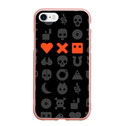 Чехол iPhone 7/8 матовый LOVE DEATH ROBOTS LDR