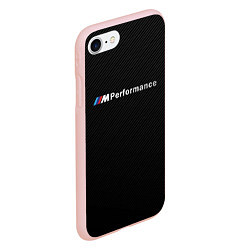 Чехол iPhone 7/8 матовый BMW M PERFORMANCE, цвет: 3D-светло-розовый — фото 2