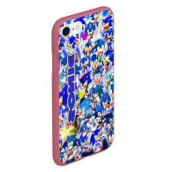 Чехол iPhone 7/8 матовый Sonik, цвет: 3D-малиновый — фото 2