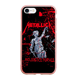 Чехол iPhone 7/8 матовый Metallica