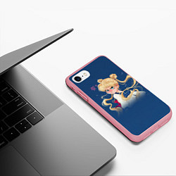 Чехол iPhone 7/8 матовый СЕЙЛОР МУН, цвет: 3D-баблгам — фото 2