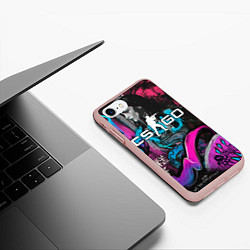 Чехол iPhone 7/8 матовый CS GO - Fever Dream, цвет: 3D-светло-розовый — фото 2