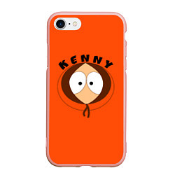 Чехол iPhone 7/8 матовый KENNY, цвет: 3D-светло-розовый