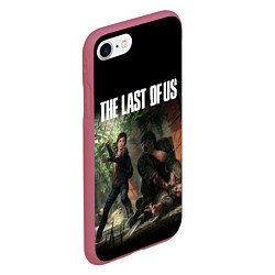 Чехол iPhone 7/8 матовый THE LAST OF US, цвет: 3D-малиновый — фото 2