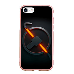 Чехол iPhone 7/8 матовый HALF-LIFE