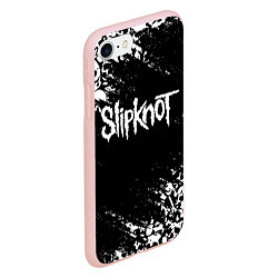 Чехол iPhone 7/8 матовый SLIPKNOT, цвет: 3D-светло-розовый — фото 2