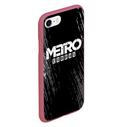 Чехол iPhone 7/8 матовый METRO EXODUS, цвет: 3D-малиновый — фото 2