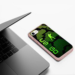 Чехол iPhone 7/8 матовый CS GO Oko, цвет: 3D-светло-розовый — фото 2