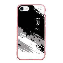 Чехол iPhone 7/8 матовый Juventus F C, цвет: 3D-баблгам