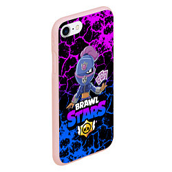 Чехол iPhone 7/8 матовый Brawl Stars TARA, цвет: 3D-светло-розовый — фото 2