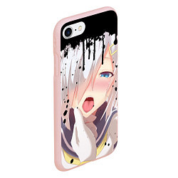 Чехол iPhone 7/8 матовый AHEGAO, цвет: 3D-светло-розовый — фото 2