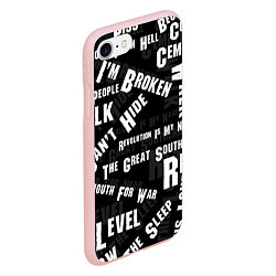 Чехол iPhone 7/8 матовый PANTERA, цвет: 3D-светло-розовый — фото 2