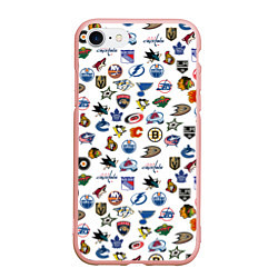 Чехол iPhone 7/8 матовый NHL PATTERN Z