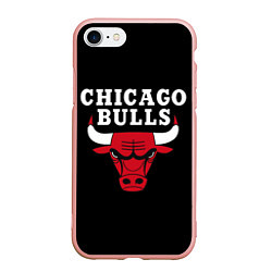 Чехол iPhone 7/8 матовый CHICAGO BULLS