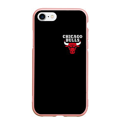 Чехол iPhone 7/8 матовый CHICAGO BULLS