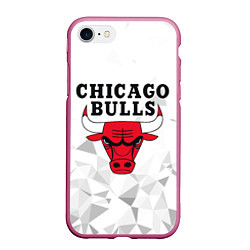 Чехол iPhone 7/8 матовый CHICAGO BULLS