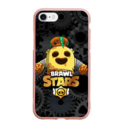 Чехол iPhone 7/8 матовый Brawl Stars Robot Spike