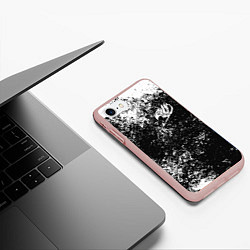 Чехол iPhone 7/8 матовый FAIRY TAIL, цвет: 3D-светло-розовый — фото 2