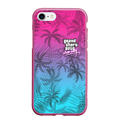 Чехол iPhone 7/8 матовый GTA VICE CITY