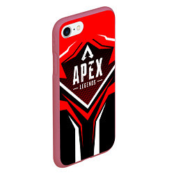 Чехол iPhone 7/8 матовый APEX, цвет: 3D-малиновый — фото 2