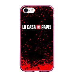 Чехол iPhone 7/8 матовый La Casa de Papel спина Z