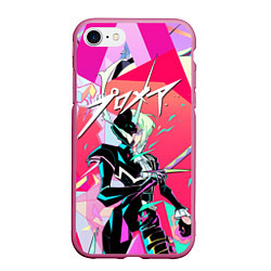 Чехол iPhone 7/8 матовый PROMARE, цвет: 3D-малиновый