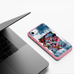 Чехол iPhone 7/8 матовый Водяной Z, цвет: 3D-баблгам — фото 2