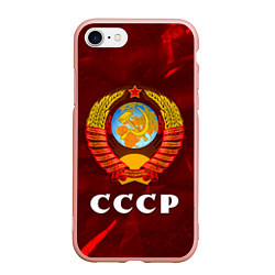 Чехол iPhone 7/8 матовый СССР USSR