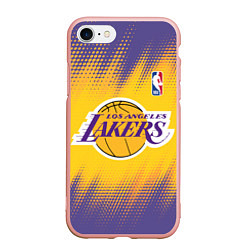 Чехол iPhone 7/8 матовый Los Angeles Lakers