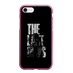 Чехол iPhone 7/8 матовый The Last of Us 2, цвет: 3D-малиновый