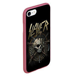 Чехол iPhone 7/8 матовый Slayer, цвет: 3D-малиновый — фото 2