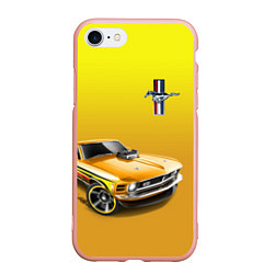 Чехол iPhone 7/8 матовый Ford mustang - motorsport