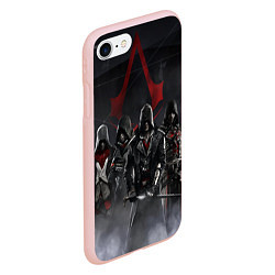 Чехол iPhone 7/8 матовый Assassin’s Creed Syndicate, цвет: 3D-светло-розовый — фото 2