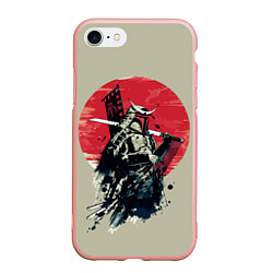 Чехол iPhone 7/8 матовый Samurai man