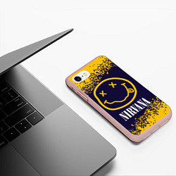 Чехол iPhone 7/8 матовый NIRVANA НИРВАНА, цвет: 3D-светло-розовый — фото 2