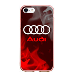 Чехол iPhone 7/8 матовый AUDI АУДИ