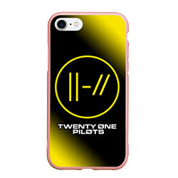 Чехол iPhone 7/8 матовый TWENTY ONE PILOTS 21 PILOTS, цвет: 3D-светло-розовый