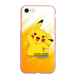 Чехол iPhone 7/8 матовый Pikachu Pika Pika