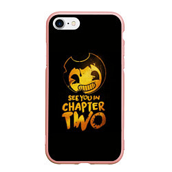 Чехол iPhone 7/8 матовый Bendy And The Ink Machine