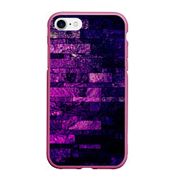 Чехол iPhone 7/8 матовый Purple-Wall