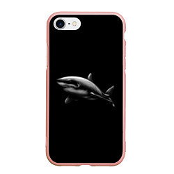 Чехол iPhone 7/8 матовый Акула