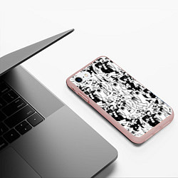 Чехол iPhone 7/8 матовый GHOSTEMANE, цвет: 3D-светло-розовый — фото 2